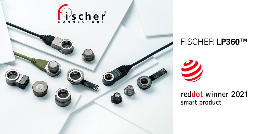 Outstanding: the Fischer LP360 connector wins in two categories of the Red Dot Award: Product Design 2021